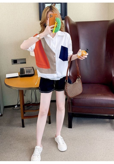 kemeja oversize wanita import T8616