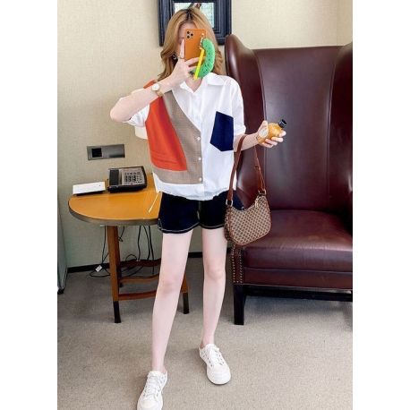 kemeja oversize wanita import T8616