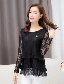 blouse brukat korea T2457