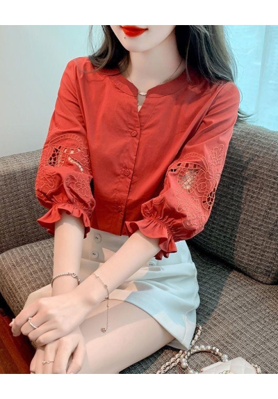 blouse  wanita korea import T8652