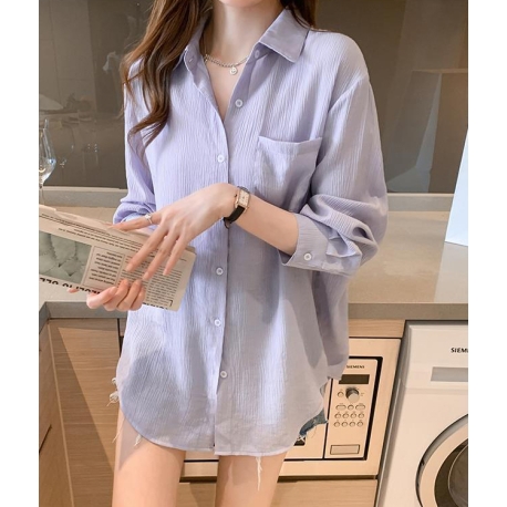 kemeja  wanita import T8650