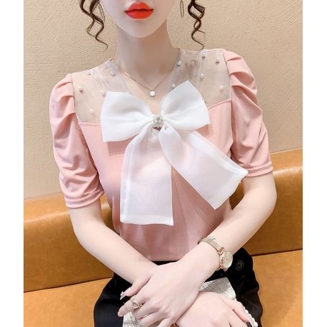 Blouse  wanita korea import pita besar T8659