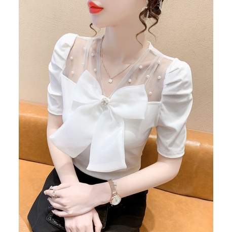 Blouse  wanita korea import pita besar T8659
