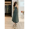 dress denim wanita korean style  D8399
