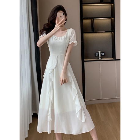 Midi dress wanita korean style  D8400