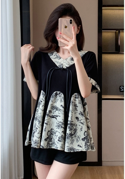 setelan wanita korea import D8360