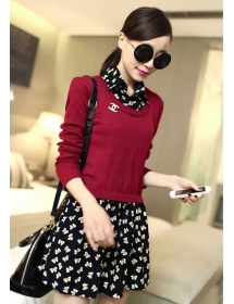 dress wanita import D2557