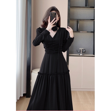 dress wanita korea D7388