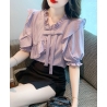 Blouse wanita korea import T8694