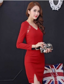 dress wanita import D2559