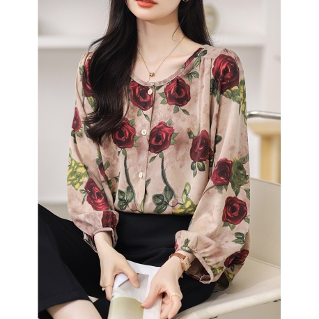 blouse  wanita korea T8699