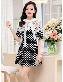 dress polkadot D2573