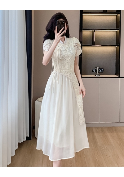 dress cheongsam  wanita korea import D8418