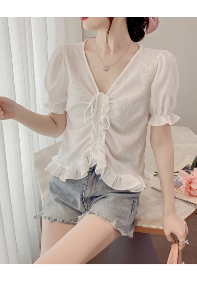 blouse  wanita korea import T8729