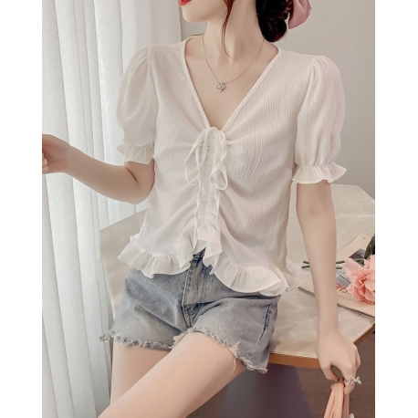 blouse  wanita korea import T8729