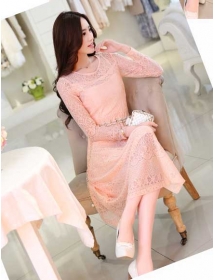 long dress brukat D2587