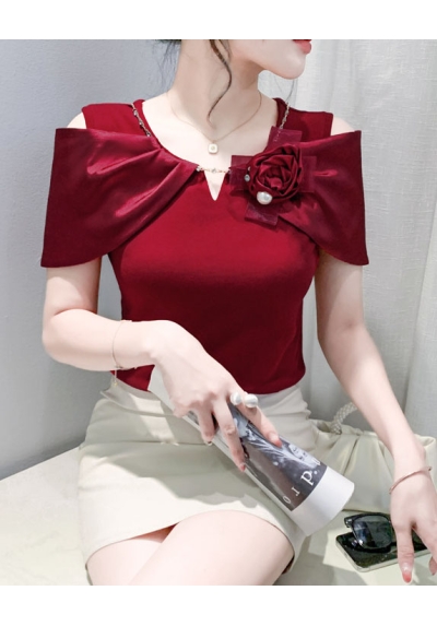 blouse  wanita korea import T8729