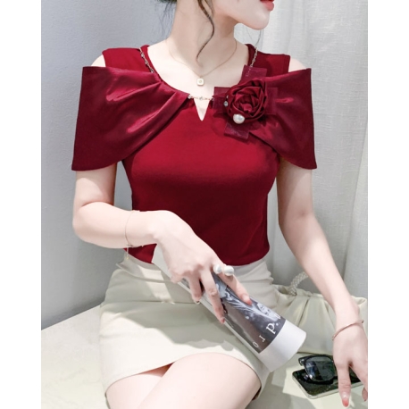 blouse  wanita korea import T8729