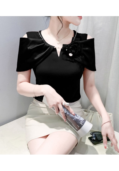 blouse  wanita korea import T8733