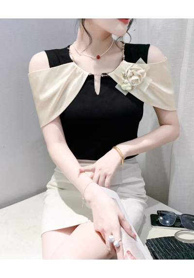 blouse  wanita korea import T8734