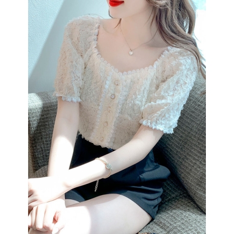 blouse  wanita korea import T8735