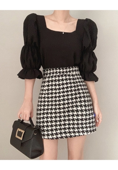 blouse  wanita korea import T8740