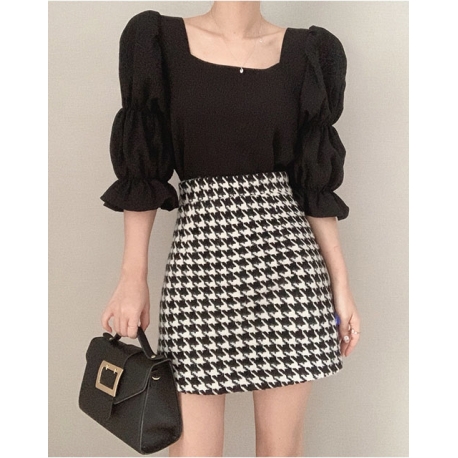 blouse  wanita korea import T8740