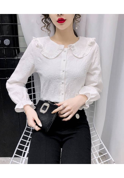 kemeja wanita korea import kerah sailor T8749