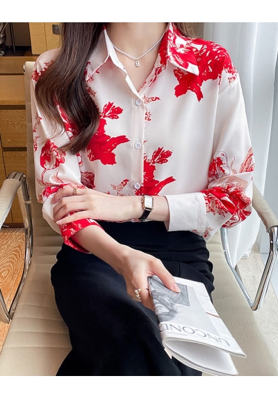 kemeja wanita korea import kerah sailor T8749