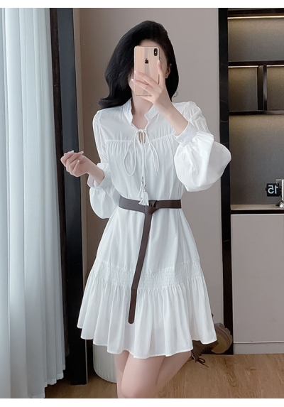 dress wanita korea import D8408