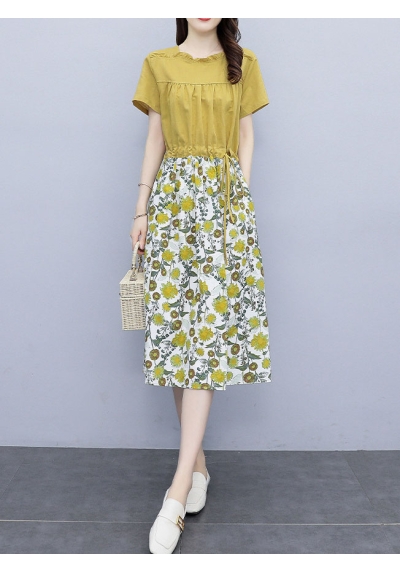 dress wanita korea import D8408