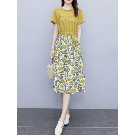 dress wanita korea import D8408