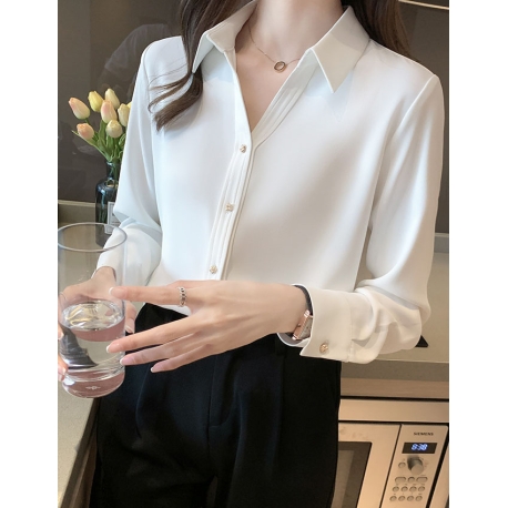 kemeja wanita import lengan panjang T8755