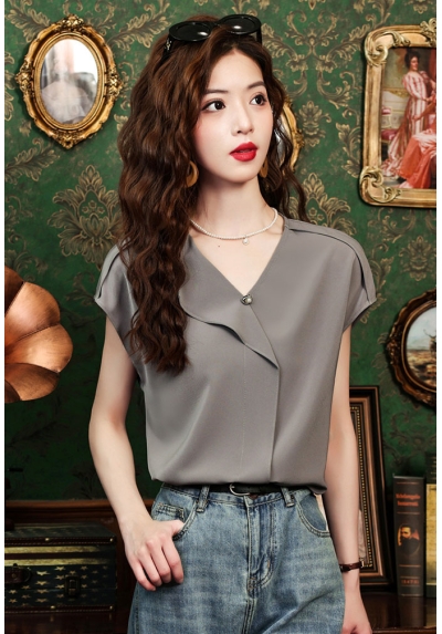 blouse  wanita korea import T8738