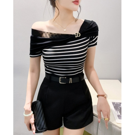 blouse  wanita korea import T8771