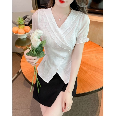 blouse  wanita korea import T8771