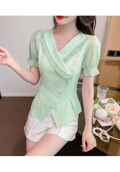 blouse  wanita korea import T8774