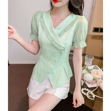 blouse  wanita korea import T8774