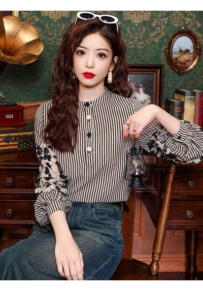 blouse  wanita korea import T8775