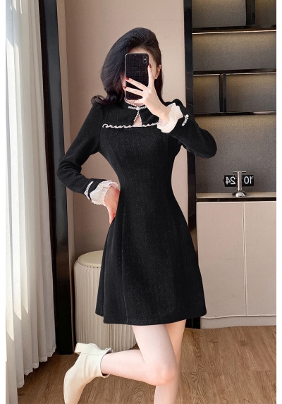 dress wanita korea import  D8437