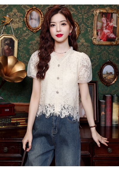 blouse  wanita korea import T8768