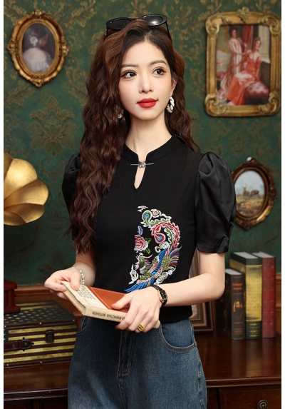 blouse  wanita korea import T8779