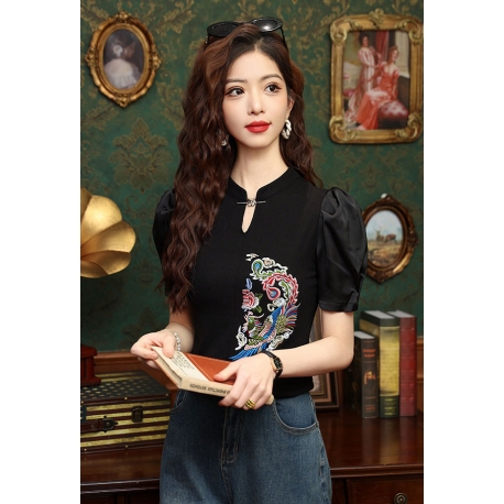 blouse  wanita korea import T8779