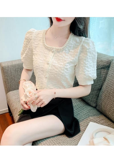blouse  wanita import lengan panjang T8791