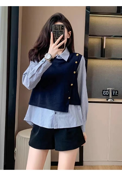 blouse  wanita korea import T8802