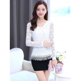 blouse brukat korea T2491