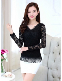 blouse brukat korea T2492