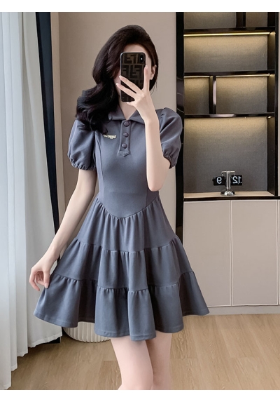 dress wanita korea import D8452