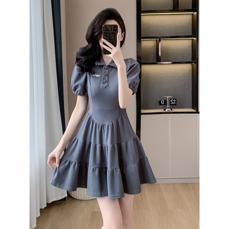 dress wanita korea import D8452