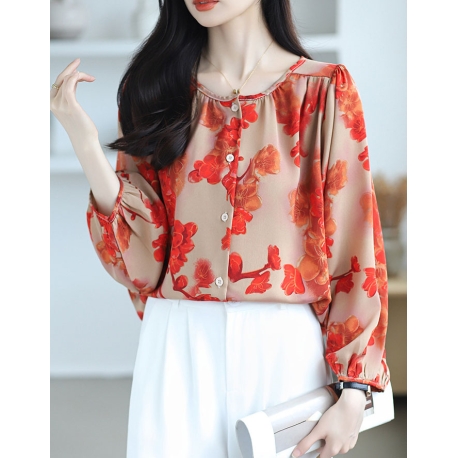 blouse  wanita korea import T8779